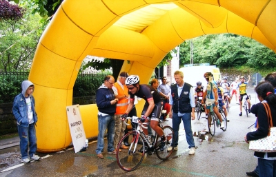 Traversari sfreccia  nella cronoscalata di Montesenario