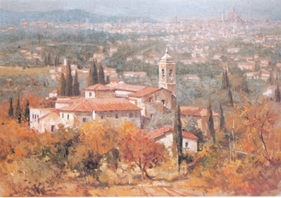 Continua con passione l'attività artistica alla Casa di Giotto