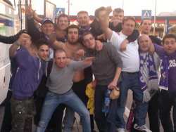 Roma - Fiorentina 1 - 2. La trasferta nelle foto del Ciclone Viola