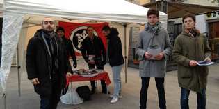 CasaPound in piazza a Borgo. Apriremo una sede in Mugello