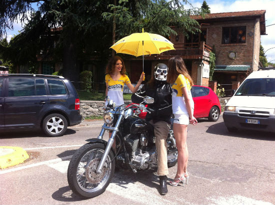 Le Harley Davidson hanno invaso il centro storico di borgo. Foto...