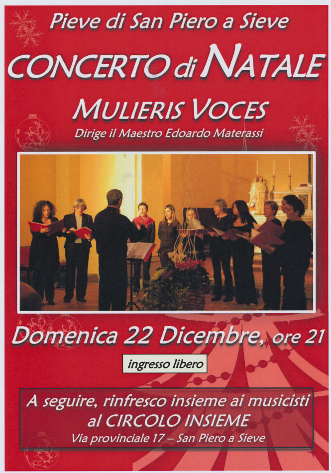 San Piero.Concerto natalizio nella pieve. Info e orari...
