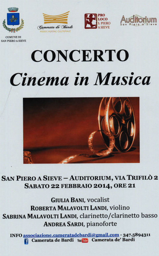 La Camerata De’ Bardi a San Piero a Sieve con 'Cinema in musica'