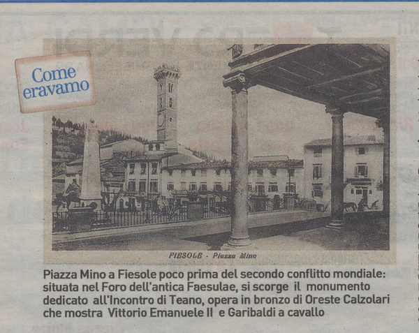 Oreste Calzolai. Scultore di Borgo realizzò opere per Fiesole e Firenze