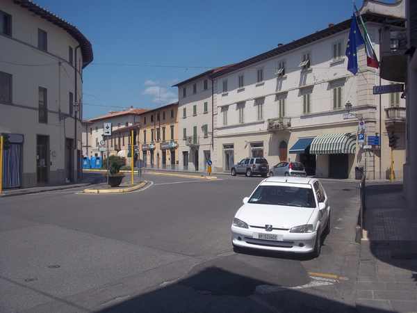 Borgo. Corse di cavalli in paese per San Lorenzo. Foto d'epoca...