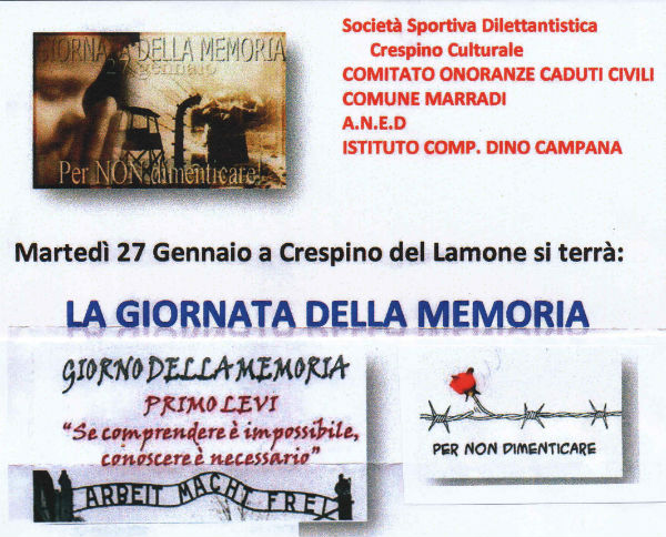 La giornata della memoria a crespino