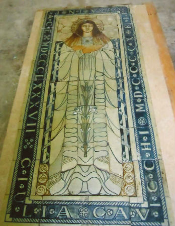 Il loculo chiniano in restauro