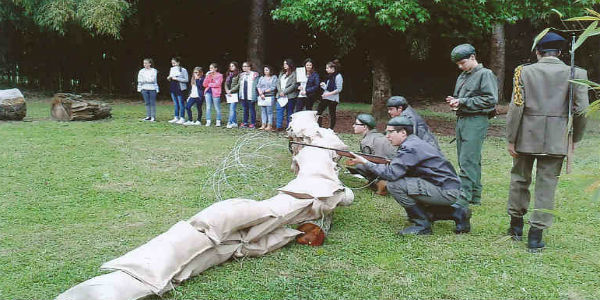 La rievocazione storica sulla guerra degli studenti