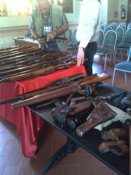 Le armi della Prima Guerra Mondiale a Borgo