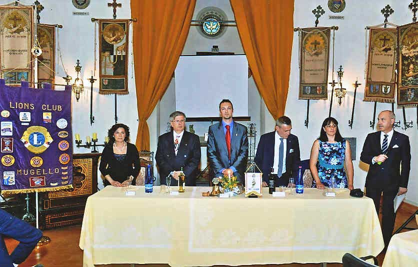 Lions Club Mugello: Caramalli cede le consegne a Calamai