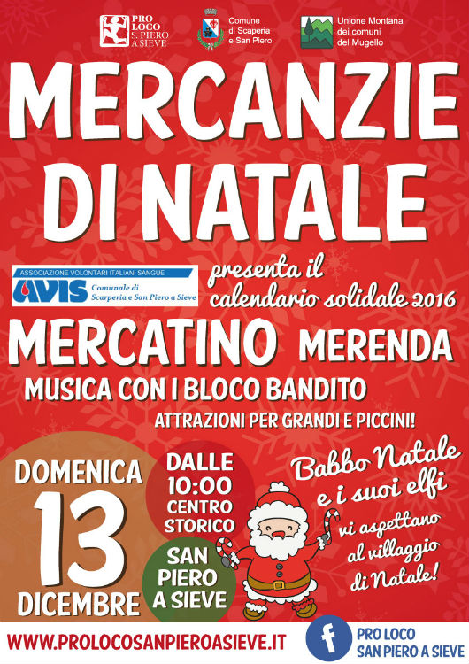 Natale 2015. Tutti gli eventi di San Piero, programma