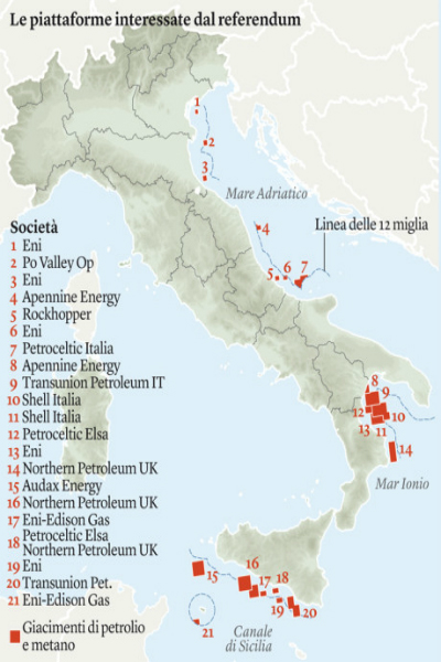 Referendum del 17 aprile. Tutto quello che c'è da sapere