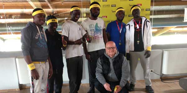 I migranti per il Giotto Ulivi, con Let's Move