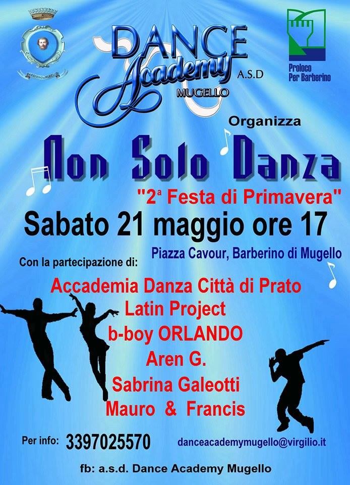Barberino. Il 21 maggio in piazza con Non solo Danza