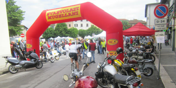 Il raduno di moto d’ epoca a Barberino di Mugello