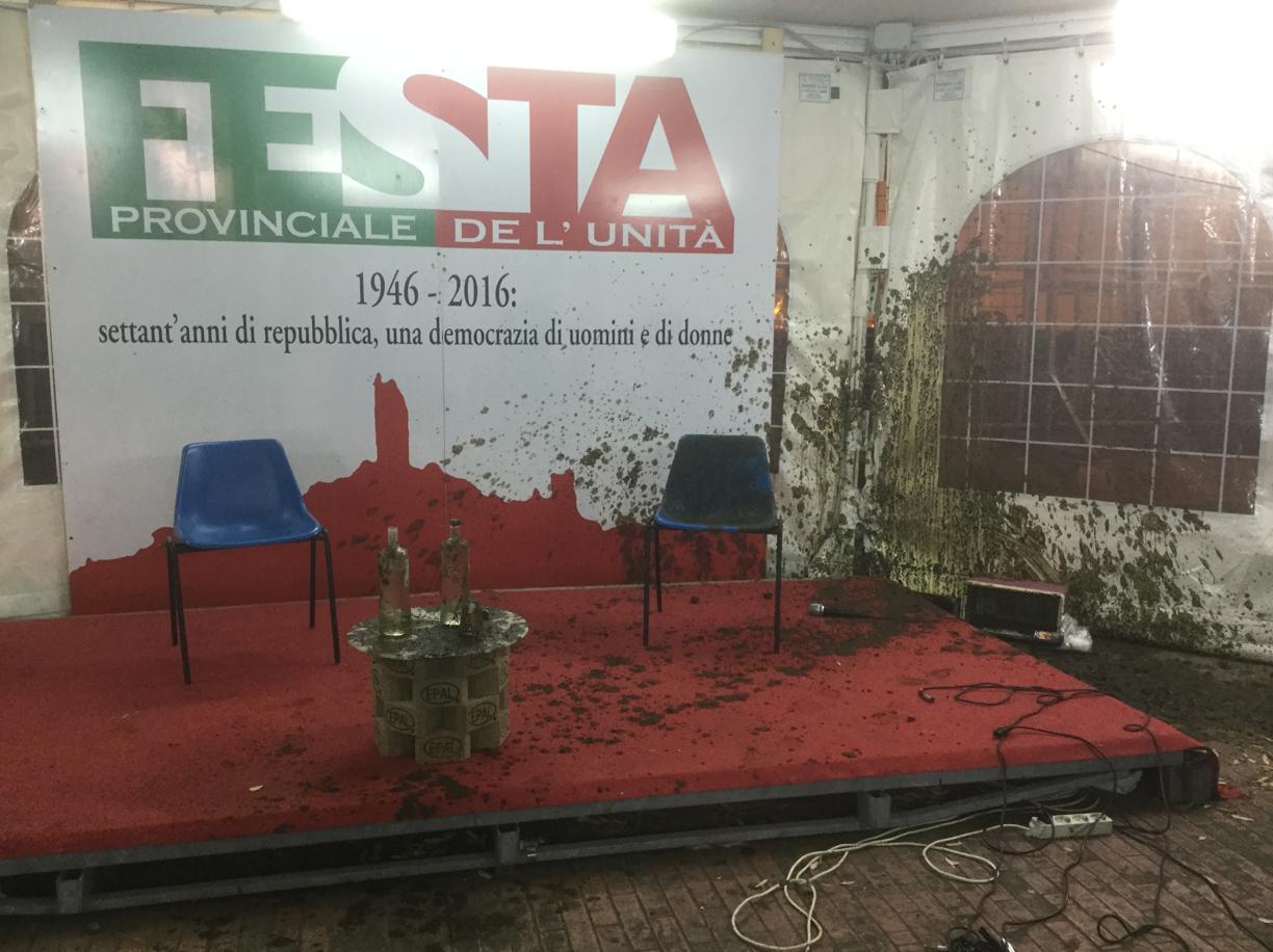 Il PD Mugello esprime solidarietà a Rossi aggredito con un secchio di letame