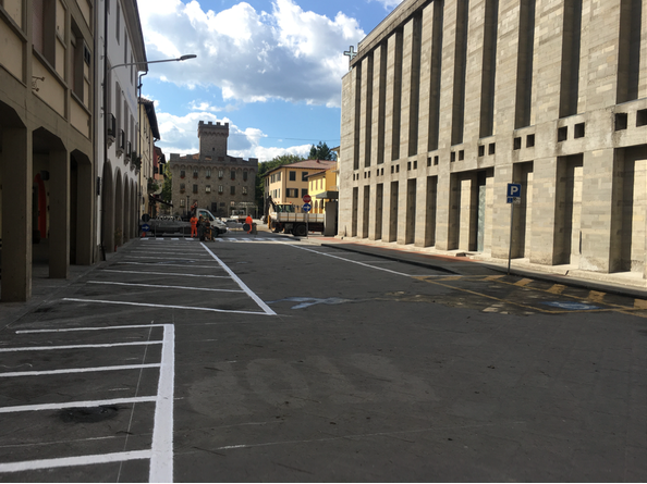 Firenzuola. Modifiche alla circolazione e nuova segnaletica orizzontale