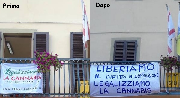 Vaglia, la Cannabis e lo striscione. Il sindaco spiega