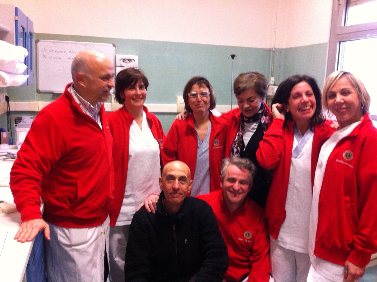 Felpe del Lions Club all’ospedale del Mugello