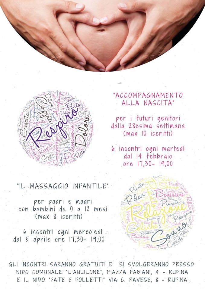 Accompagnamento alla nascita e Massaggio infantile al C.I.A.F. di Rufina