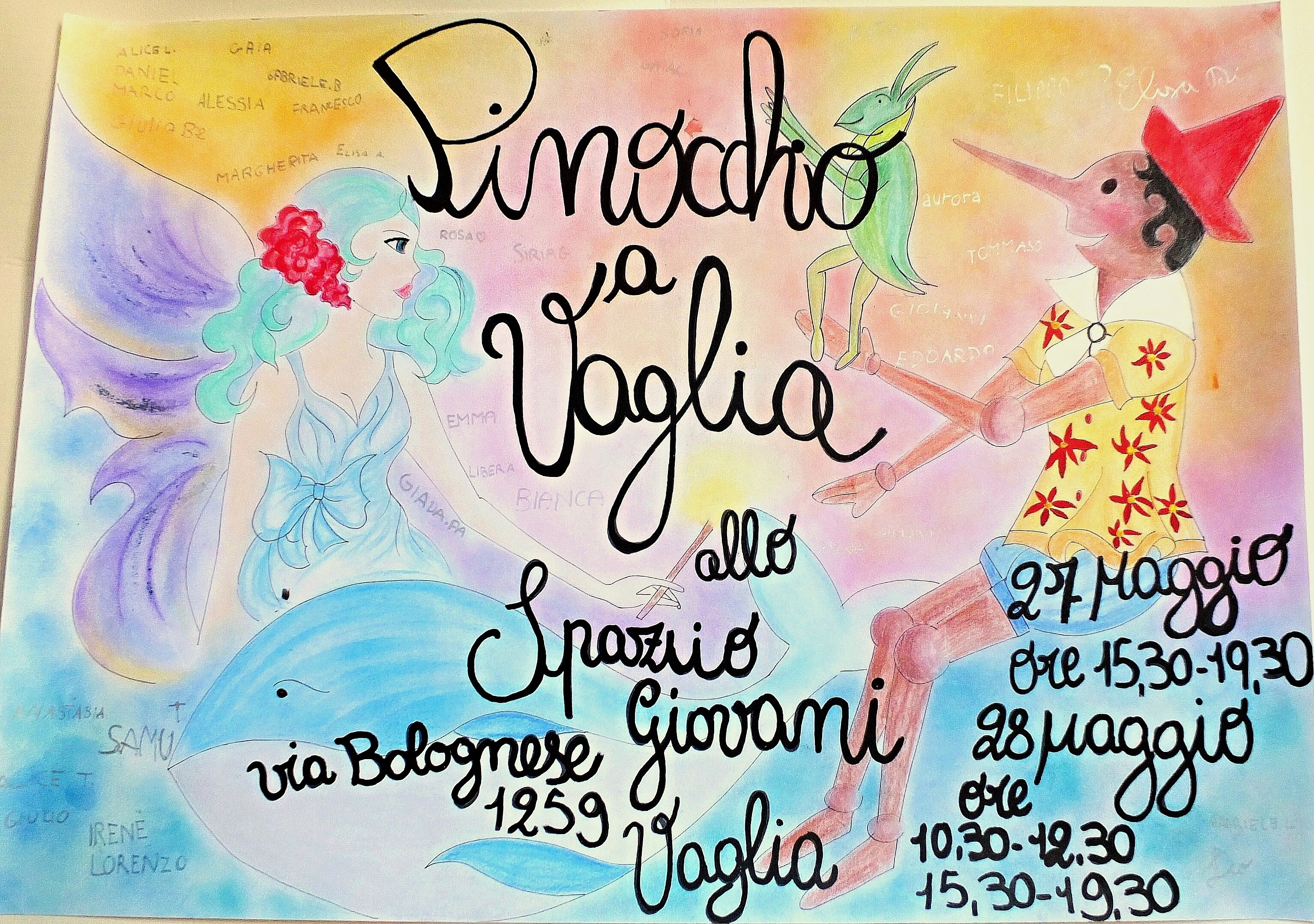 Pinocchio a Vaglia. Grazie ai bimbi della primaria