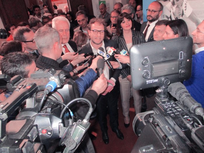 Gastone Nencini in mostra a Firenze in occasione del 100° anniversario del Giro d’Italia