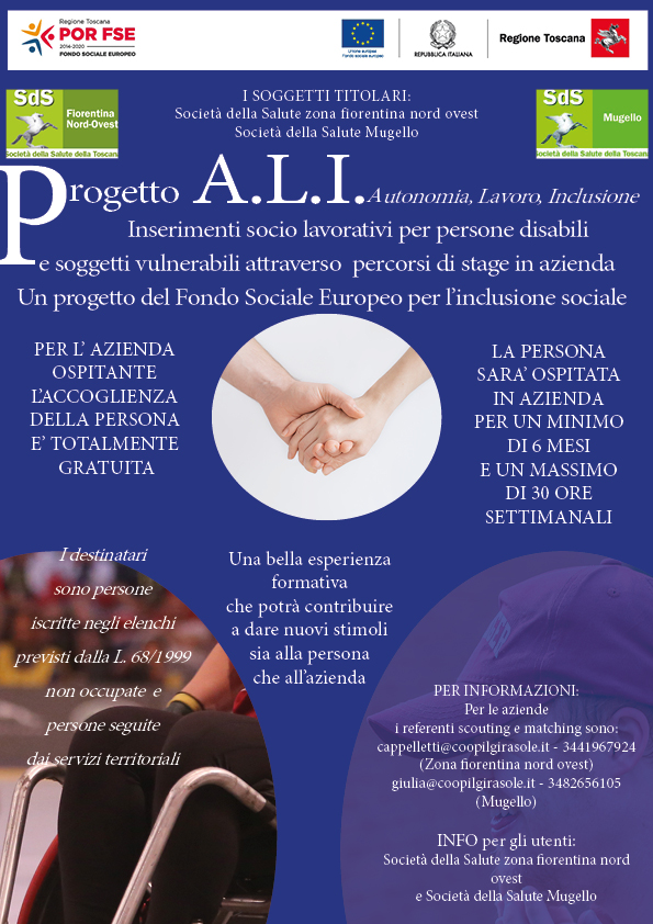 Progetto Autonomia Lavoro Inclusione