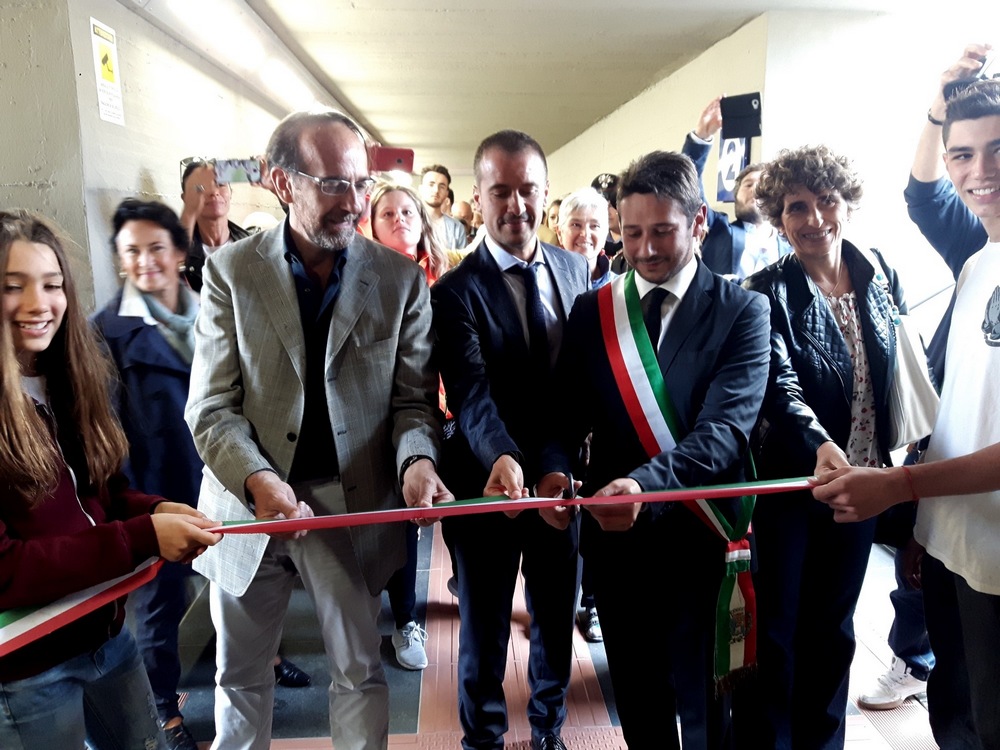 Area giochi, parcheggio e sottopasso. 'Tripla' inaugurazione a Marradi
