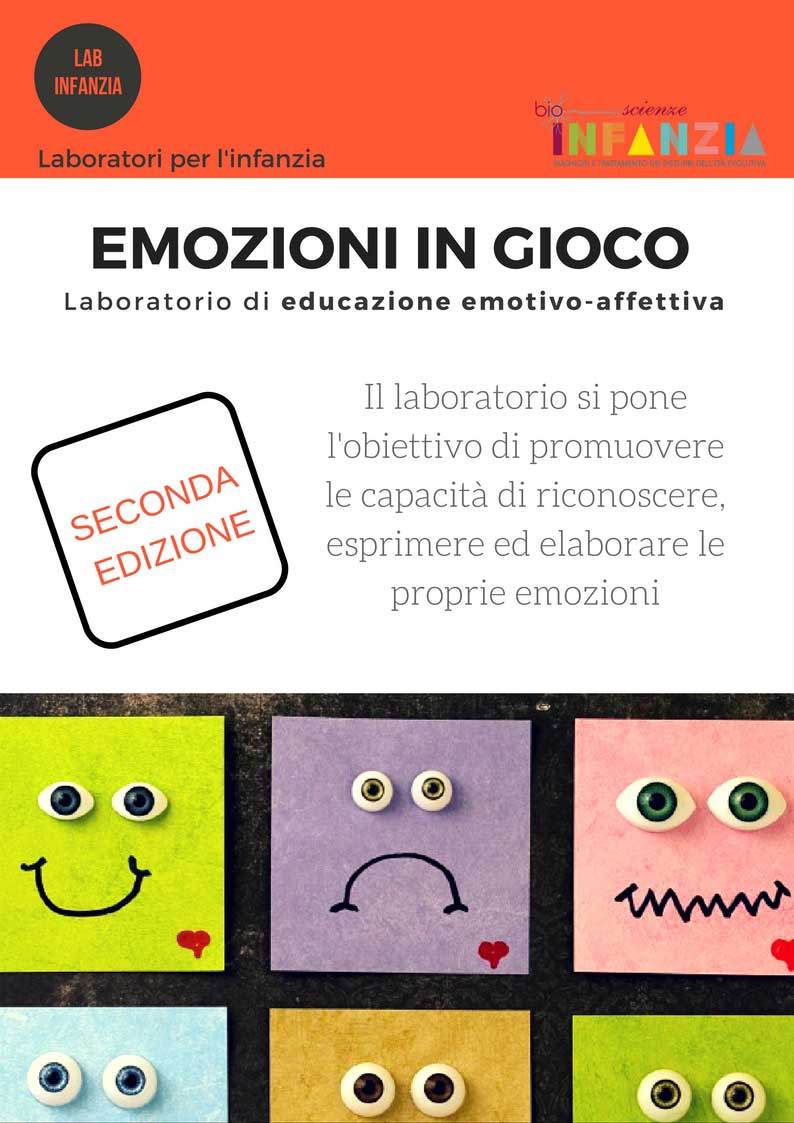 Bioscienze Infanzia: Laboratorio Emozioni in gioco al via la 2° Edizione