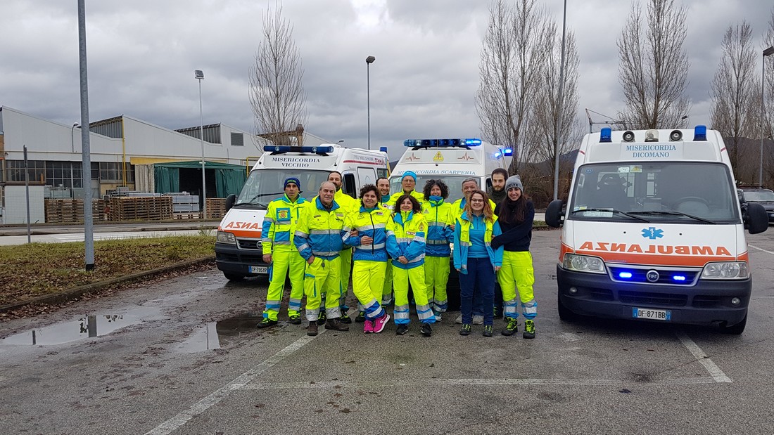 Misericordie del Mugello. Esame positivo per 12 nuovi autisti di ambulanza