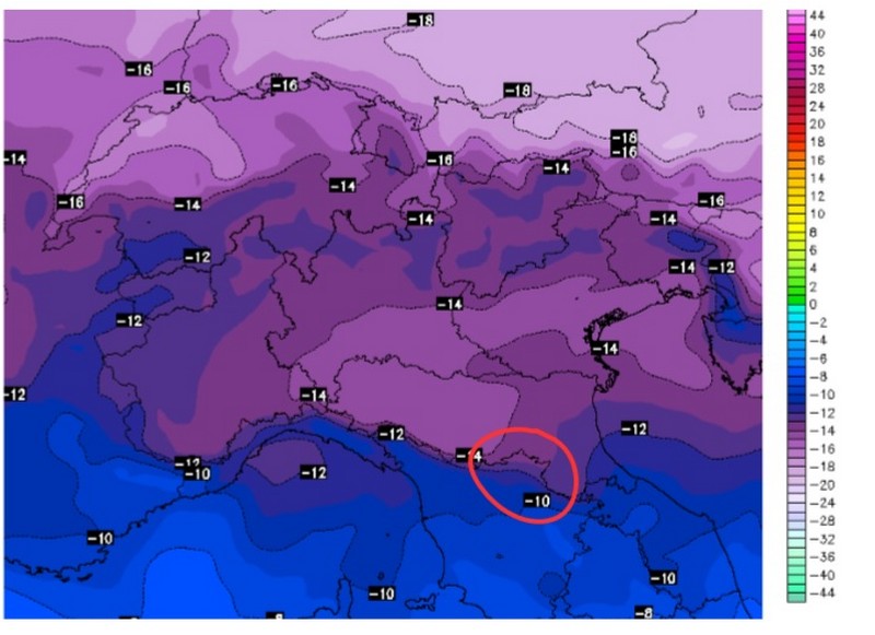Meteo weekend. Domenica il Mugello si tinge di bianco, poi arriva Burian