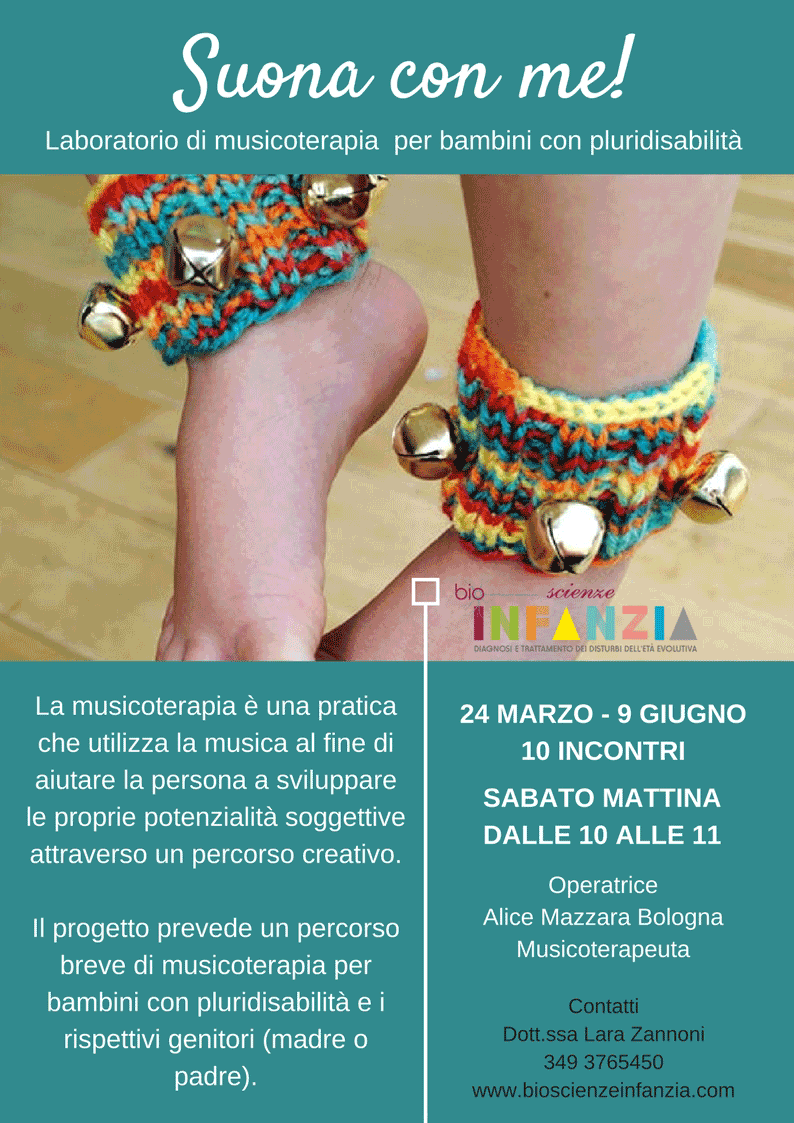 Da Bioscienzeinfanzia un laboratorio di musicoterapia: Suona con Me