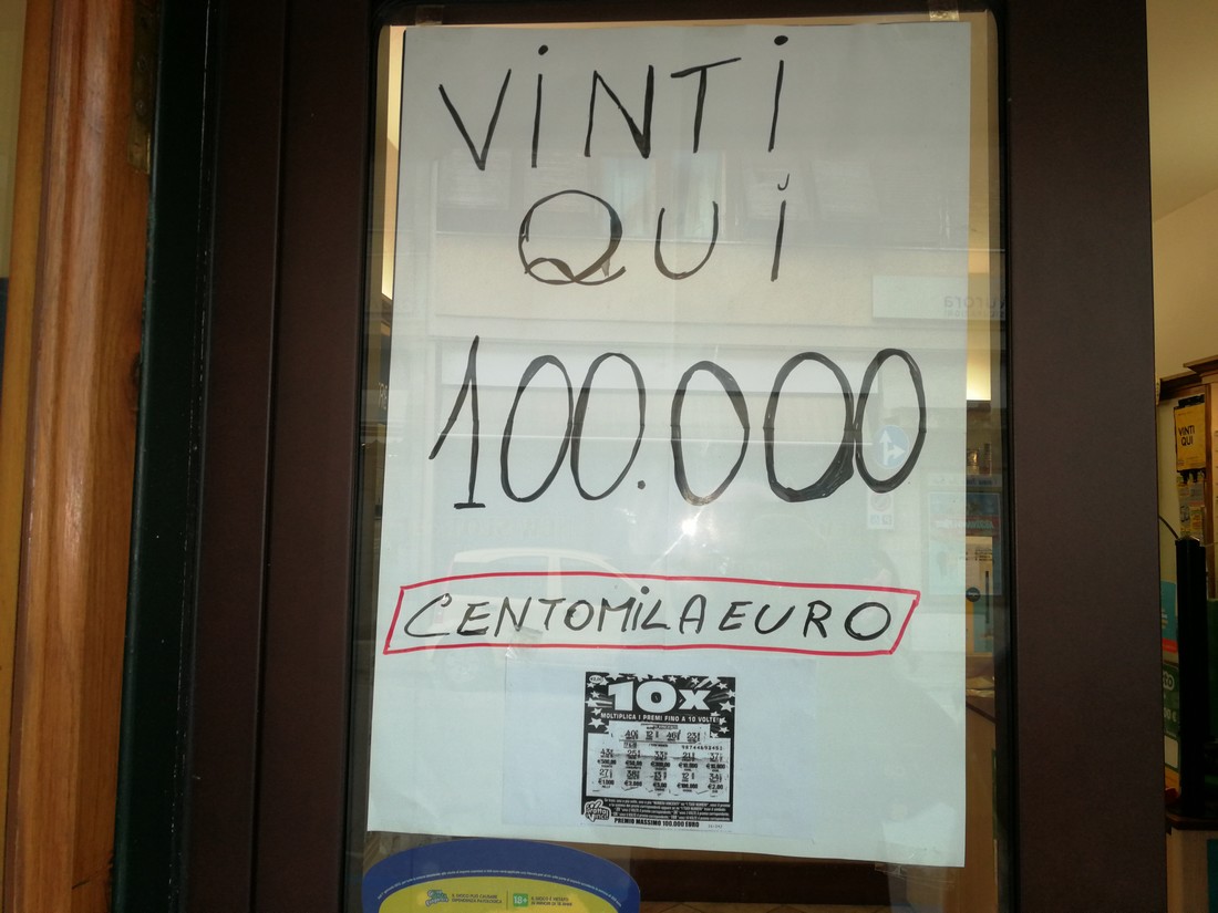 Borgo. Con 2 euro 'sbanca' il Gratta e Vinci: 100mila euro