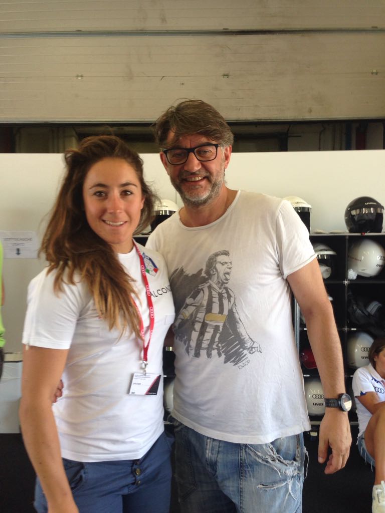 La Nazionale di Sci al Mugello. E festeggiano con il dolce 'made in Borgo'