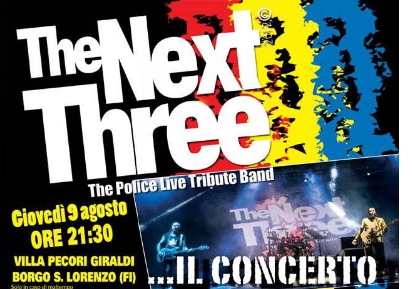 Police Live. Tribute Band a Villa Pecori, info