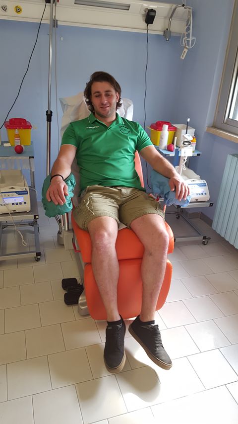 Rugby e Fratres. Due giorni di donazione di sangue