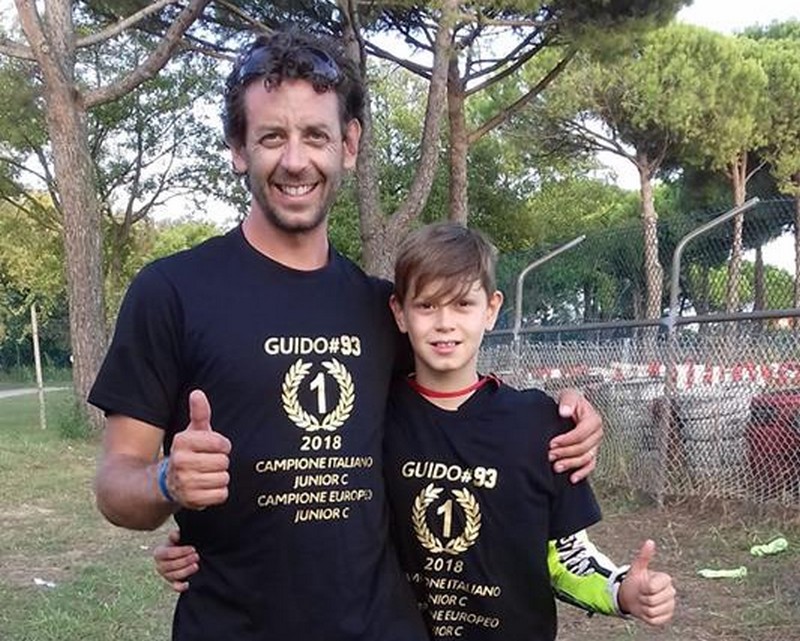 Guido Pini. E' mugellano il doppio campione di minimoto: italiano ed europeo