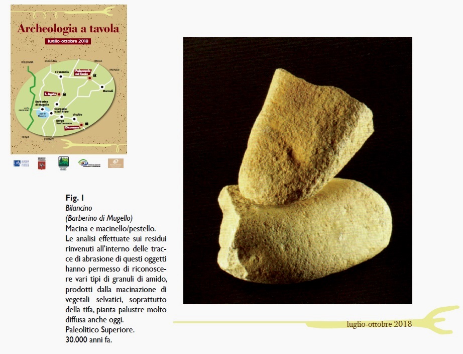 Archeologia a tavola. In Mugello il pestello di 30mila anni fa