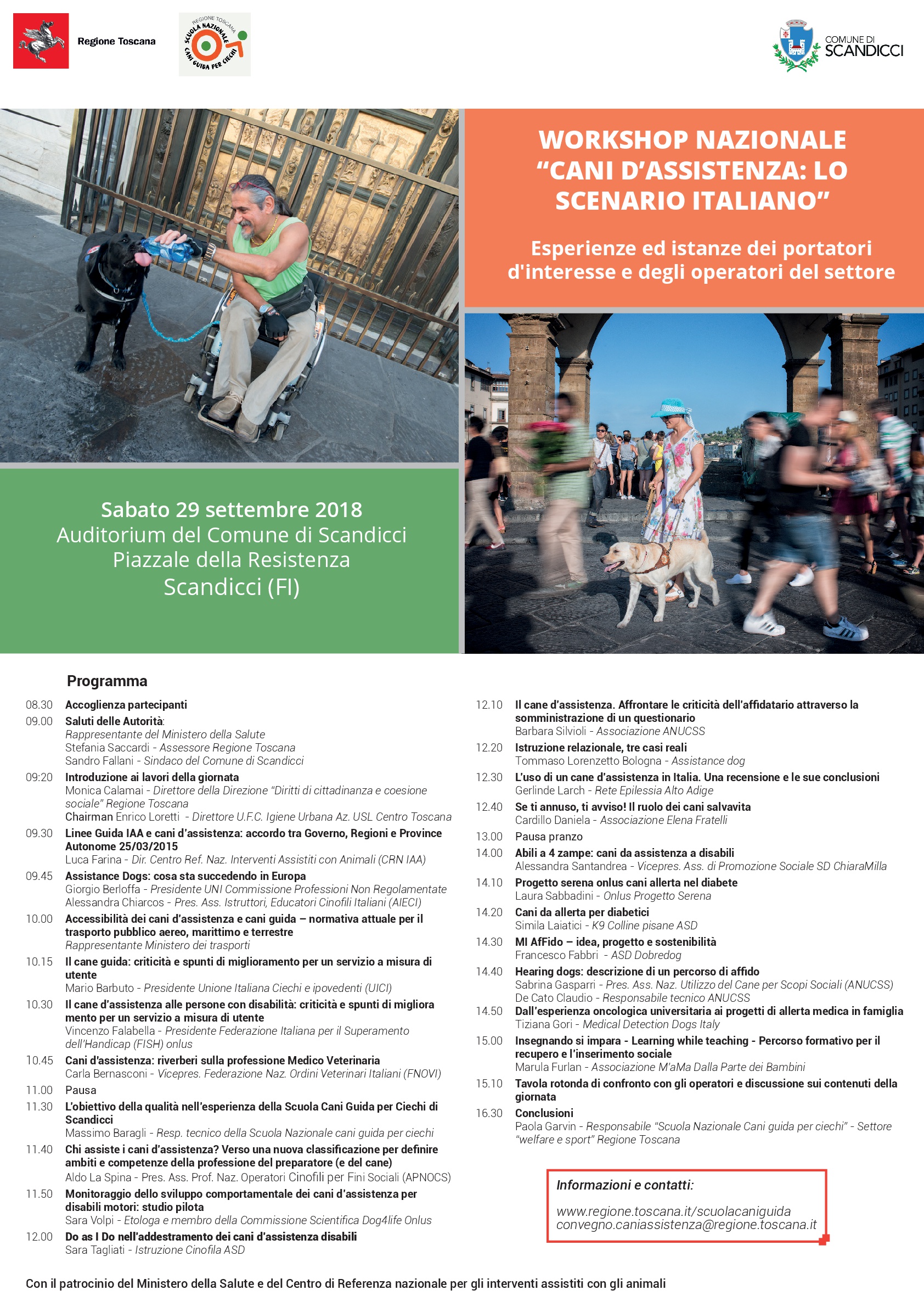 scuola cani guida locandina evento 29 sett 2018-001