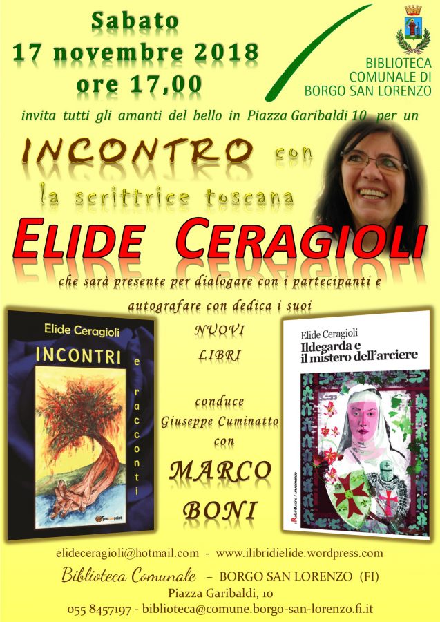 I libri di Elide Ceragioli alla biblioteca