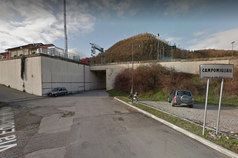 Faentina. Lavori di manutenzione alla stazione di Campomigliaio