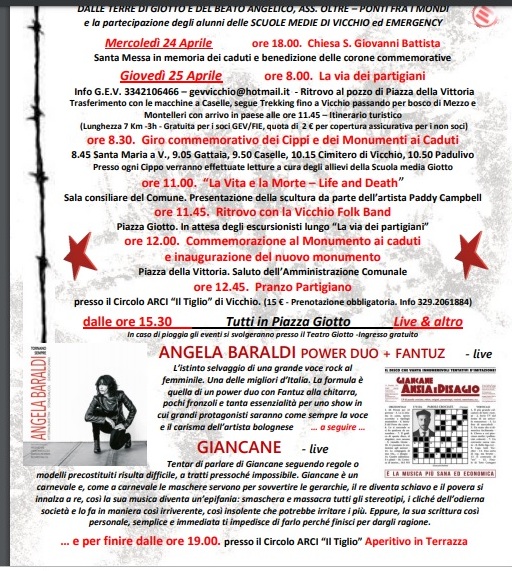 Il Mugello e la Liberazione. I principali eventi