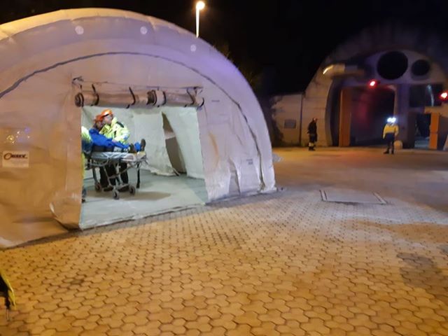 Le foto dell'esercitazione di protezione civile sulla linea alta velocita