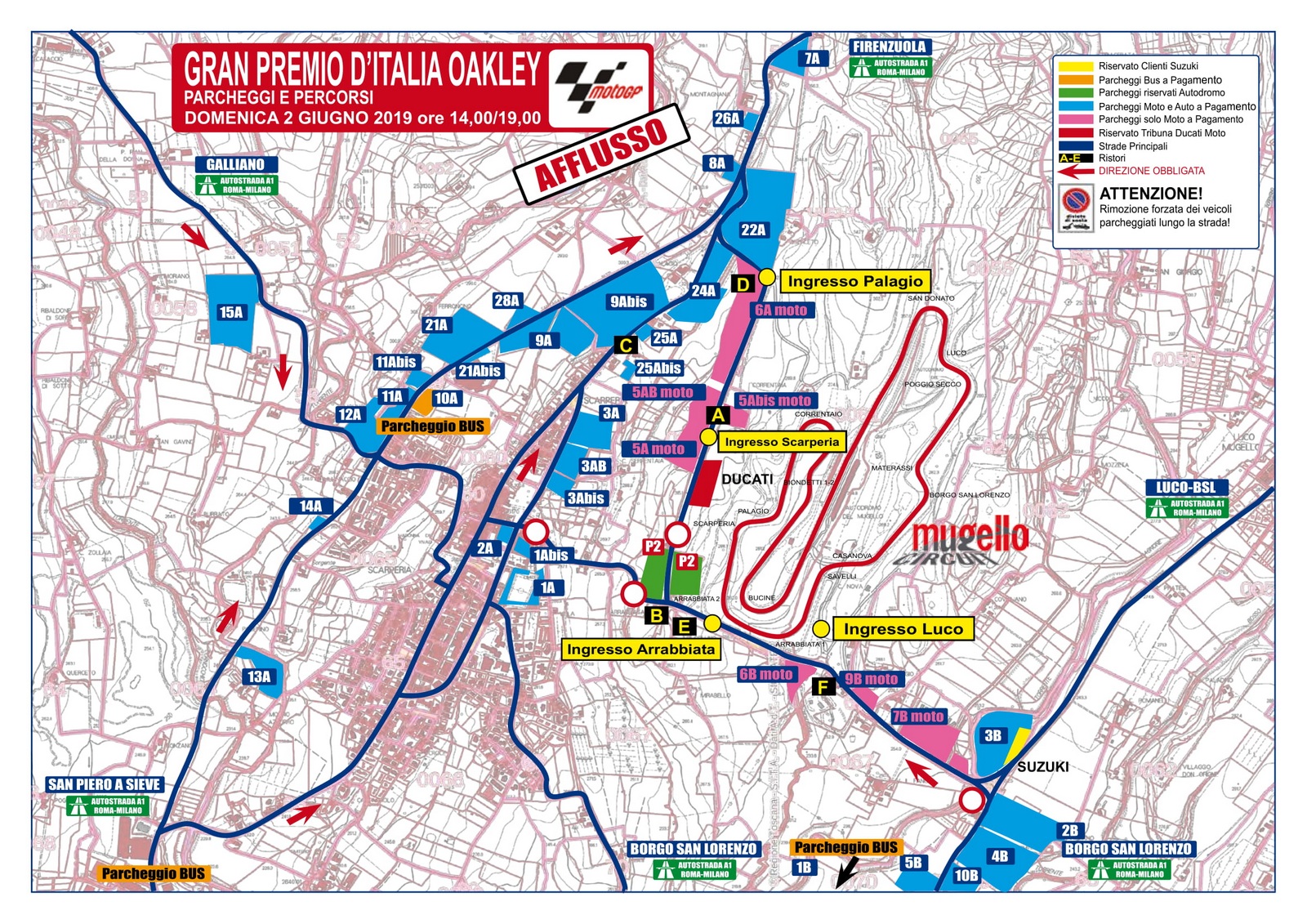 Afflusso Parcheggi 2019-1