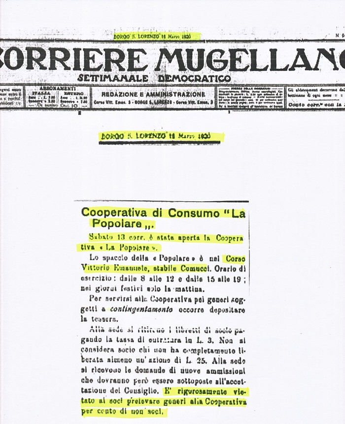 Cooperativa San Lorenzo. Sabato l'Assemblea Generale