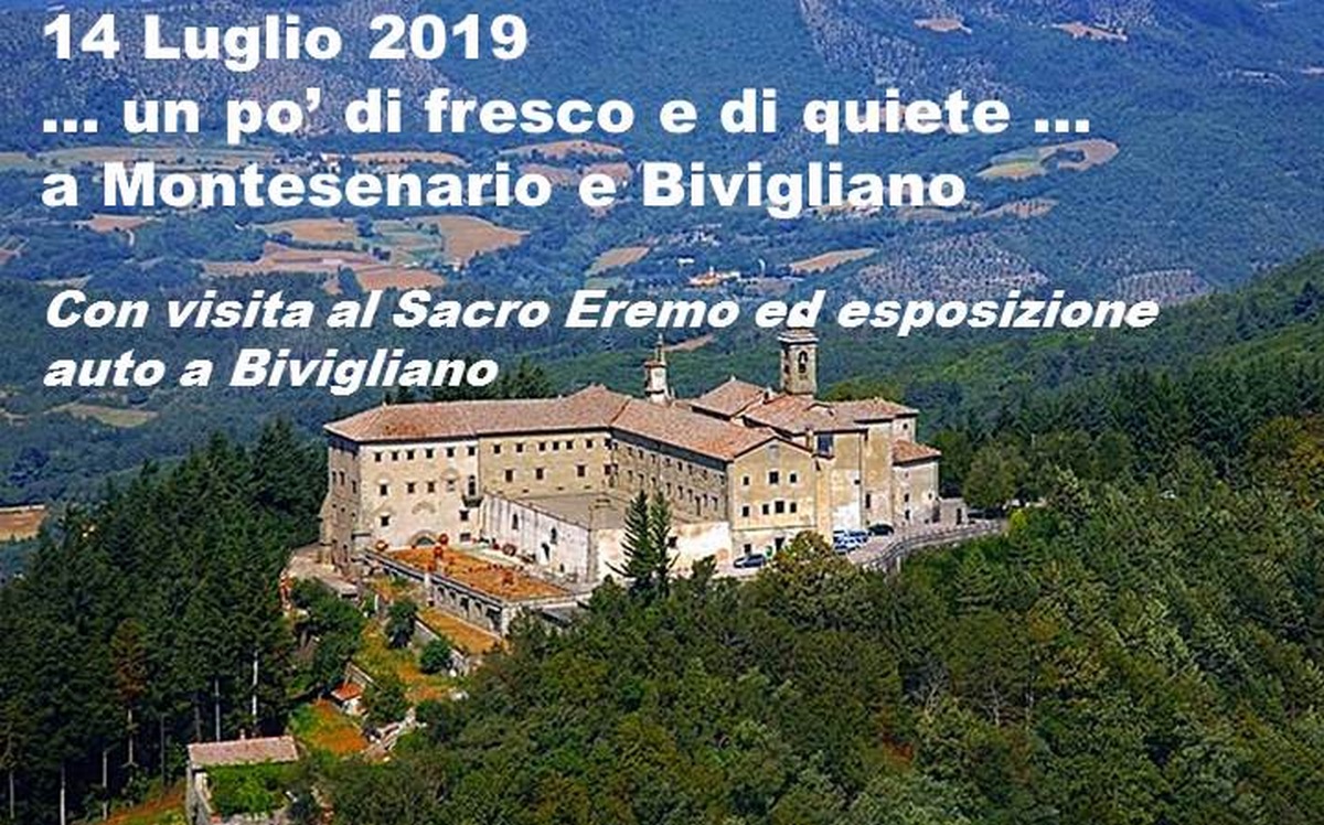 Domenica 14 raduno di auto d'epoca a Montesenario e Bivigliano