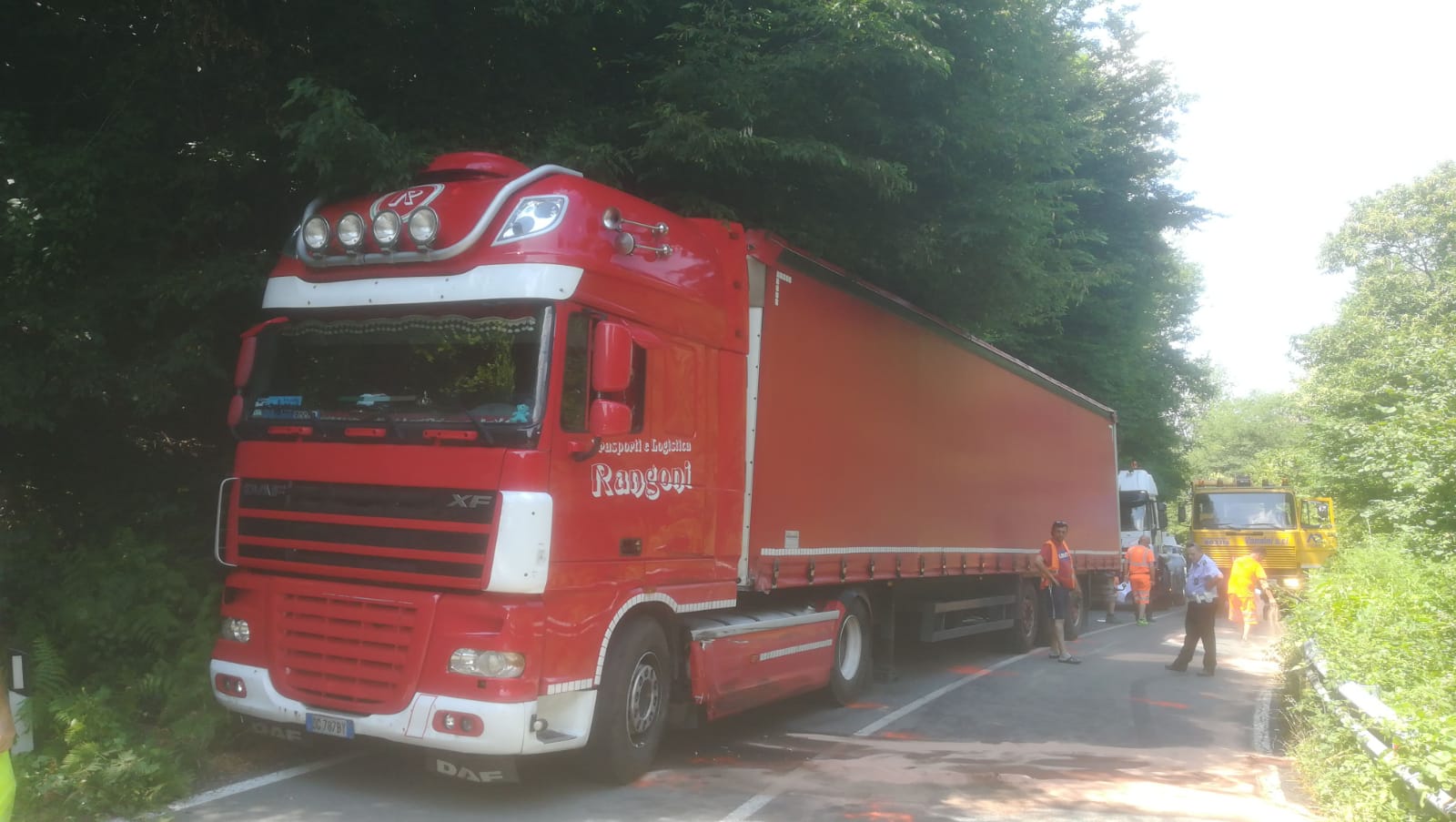 Faentina. La strada sarà riaperta intorno alle 15:30