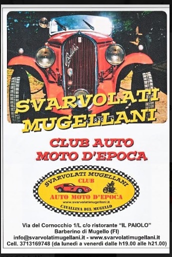 Svarvolati Mugellani. Domenica 25 raduno d'auto d'epoca in Mugello