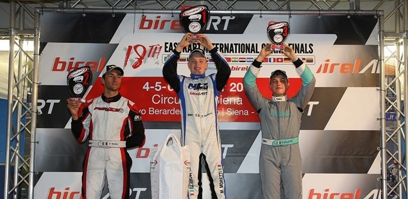 Mattia Moretti campione italiano Easy Kart