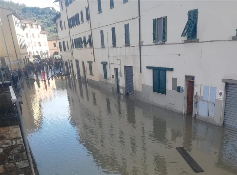 Esondazione Arno Sieci "Sieci di sotto"